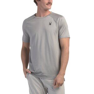 SPYDER Light Grey Active Jacquard Mesh Tee